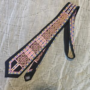 Rush Limbaugh No Boundaries Collection Colorful Silk Geometric Patterned Tie